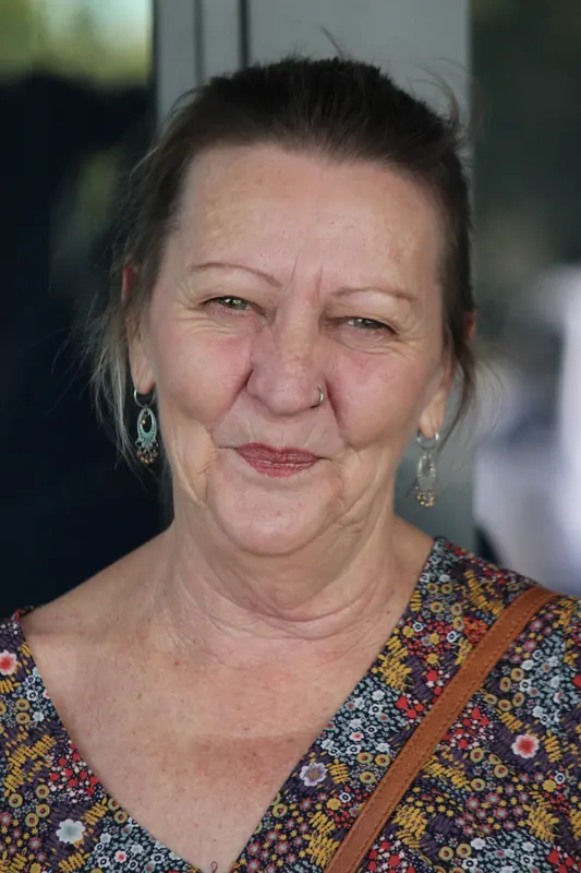 Guest portrait at the entrance